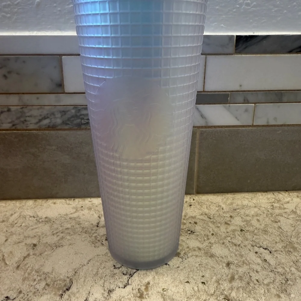 Starbucks Iridescent Unicorn Grid Tumbler 24 oz Venti‎ Cup Spring 2022
